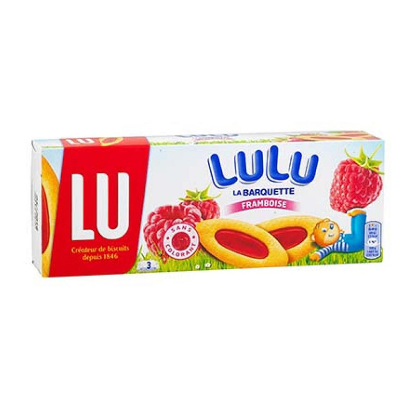 LU barquette fraise et framboise 120g